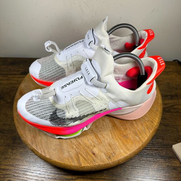 Nike Air Zoom Tempo Next% FlyEase Rawdacious Shoe Men's Size 10 Sample - Picture 3 of 8